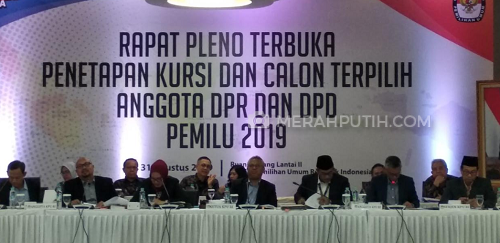 KPU Tetapkan Perolehan Suara Parpol di Pileg 2019, PDIP Juara di Senayan