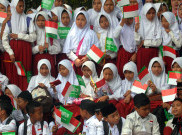 Ribuan Pelajar Menyambut Sang Raja Di Kota Hujan