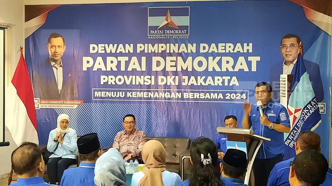 DPD Demokrat Jakarta Bakal 'All Out' Menangkan Ridwan Kamil-Suswono