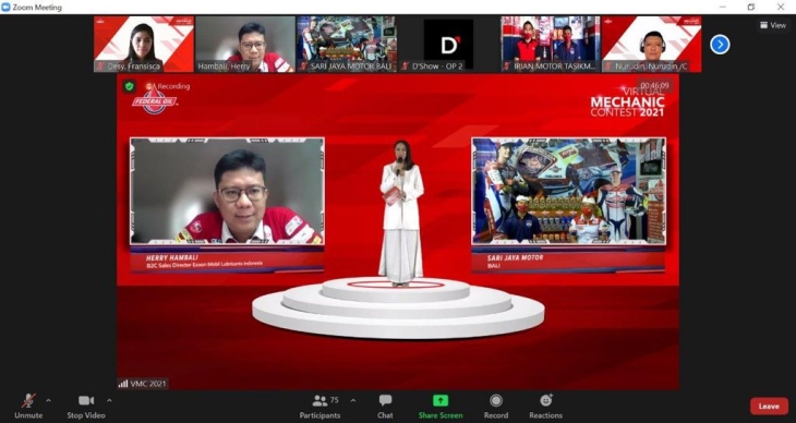 Grand Final Virtual Mechanic Contest 2021 Sukses Digelar