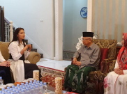 Dikunjungi Artis, Ma'ruf Amin Mengaku Bahagia