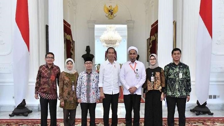 Para staf KSP dan Presiden Jokowi
