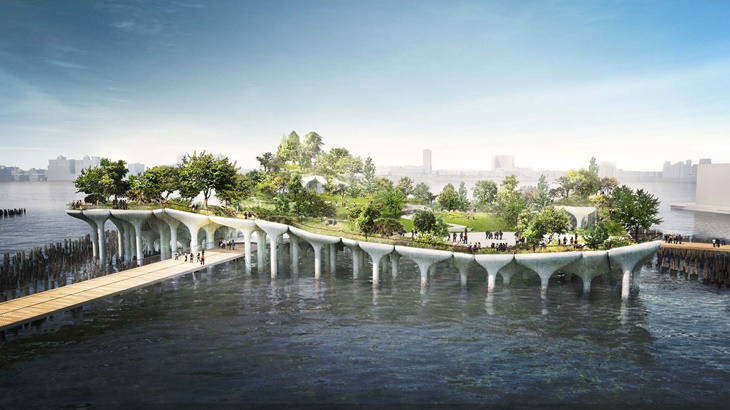 Sebuah Taman Dibangun di ‘Pulau’ Baru Kota New York