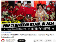 [HOAKS atau FAKTA]: PDIP Deklarasikan Ganjar-Ahok di Pemilu 2024