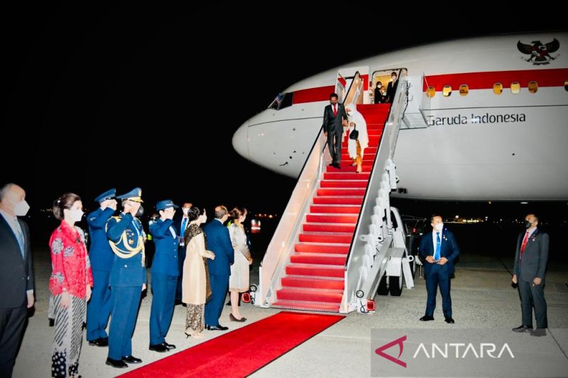 Presiden Jokowi Tiba di Washington D.C