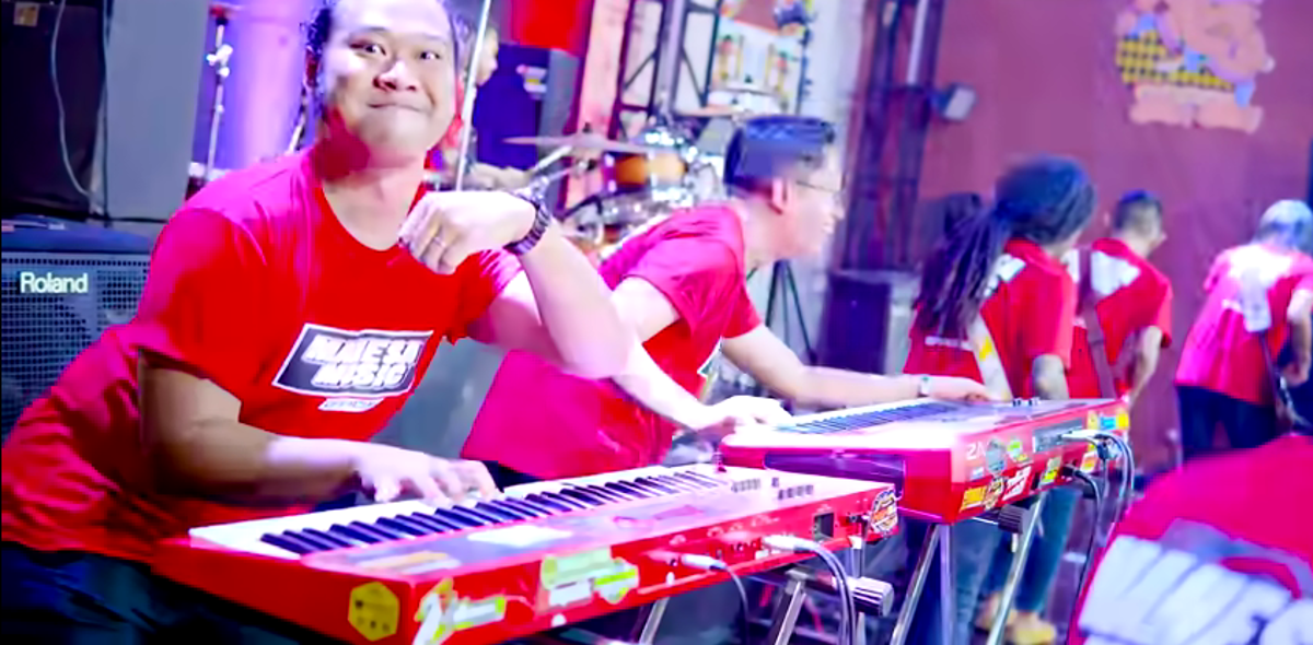 Lirik lagu Selendang Biru. Foto Youtube