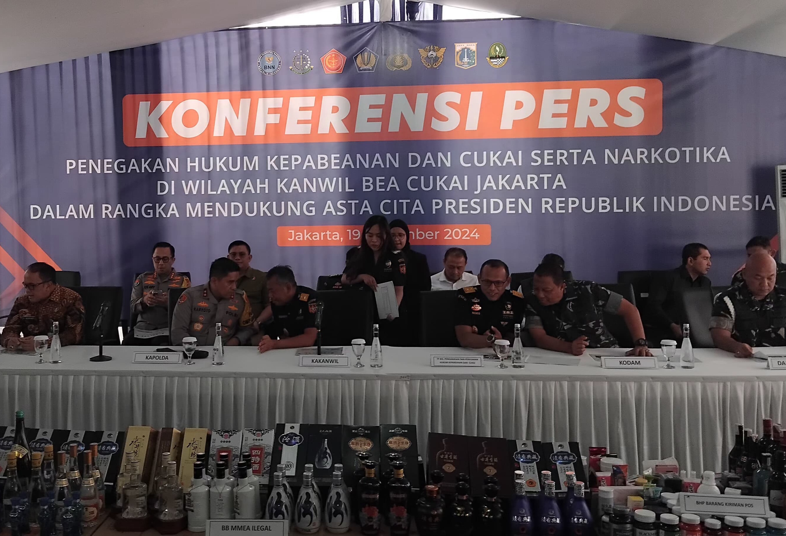 Bea Cukai Sita Rokok dan Miral Ilegal Sebesar Rp 139 Miliar, 10 Tersangka Diamankan Selama 2024
