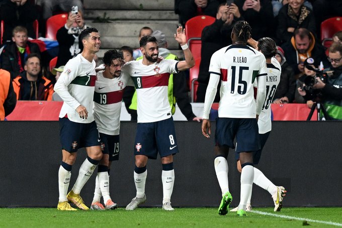 Hasil UEFA Nations League: Portugal Pesta Gol, Spanyol Keok