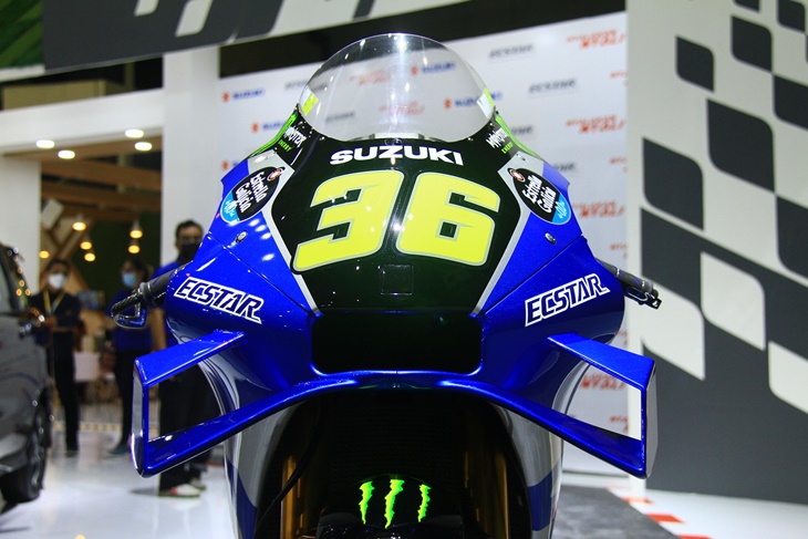 Motor Joan Mir dan Alex Rins Dipamerkan di Gaikindo Jakarta Auto Week 2022