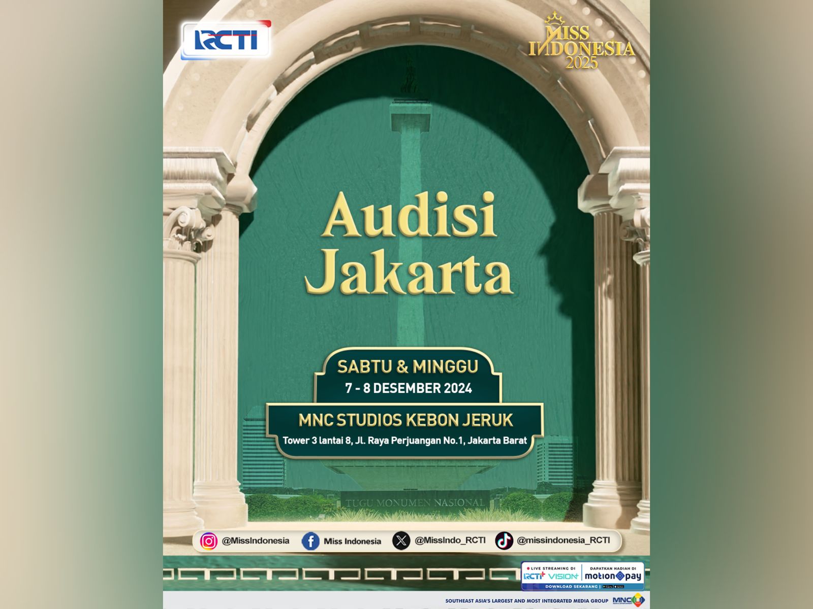 Kesempatan Terakhir, Audisi Miss Indonesia 2025 Kembali Dibuka!