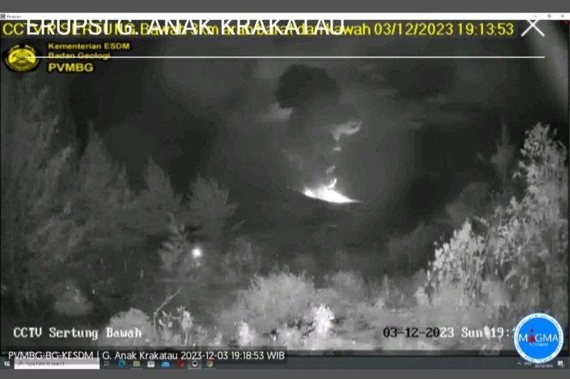 Titik Aman Erupsi Anak Krakatau 5 KM, Nelayan Diimbau Menjauh