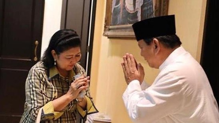 Pulang ke Indonesia, Prabowo Akan Takziah ke Cikeas