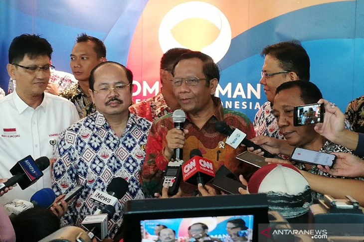 Menteri Koordinator Bidang Politik, Hukum, dan Keamanan Mahfud MD. ANTARA/Zuhdiar Laeis