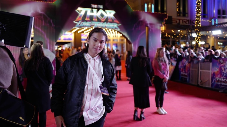 Iqbaal Ramadhan Hadiri Perilisan 'Thor: Love and Thunder'
