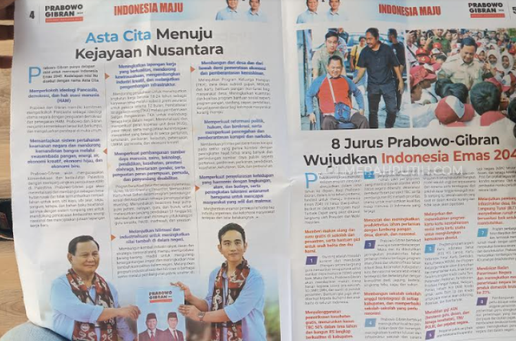 Bawaslu Respons Soal Beredarnya Tabloid Indonesia Maju Prabowo-Gibran