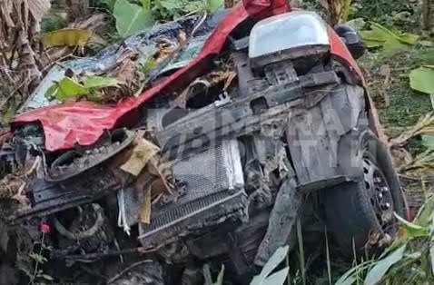 Tikungan Bomo Tawangmangu Makan Korban Jiwa, Kia Picanto Terjun ke Jurang Sedalam 150 Meter