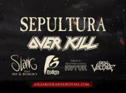 Sepultura Hingga Over Kill Siap Membakar Panggung 'Jogjarockarta 2023'