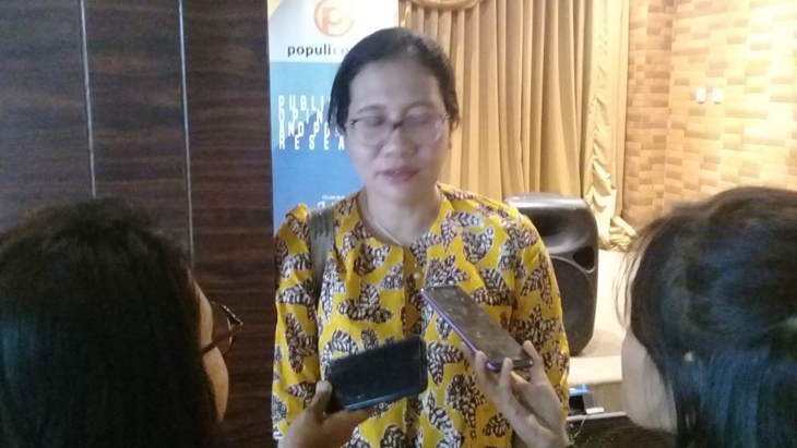Kepala Divisi Komunikasi Publik Partai Demokrat, Imelda Sari. (MP/Ponco Sulaksono)
