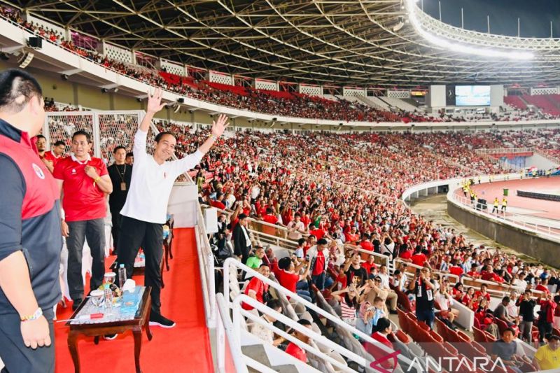 Komentar Jokowi setelah Timnas Indonesia Kalah dari Argentina