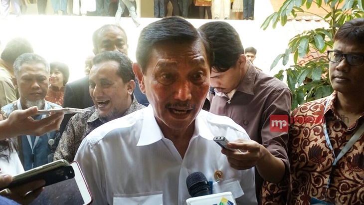 Menko Bidang Kemaritiman Luhut Binsar Panjaitan (Foto: MerahPutih/Noer Ardiansjah)