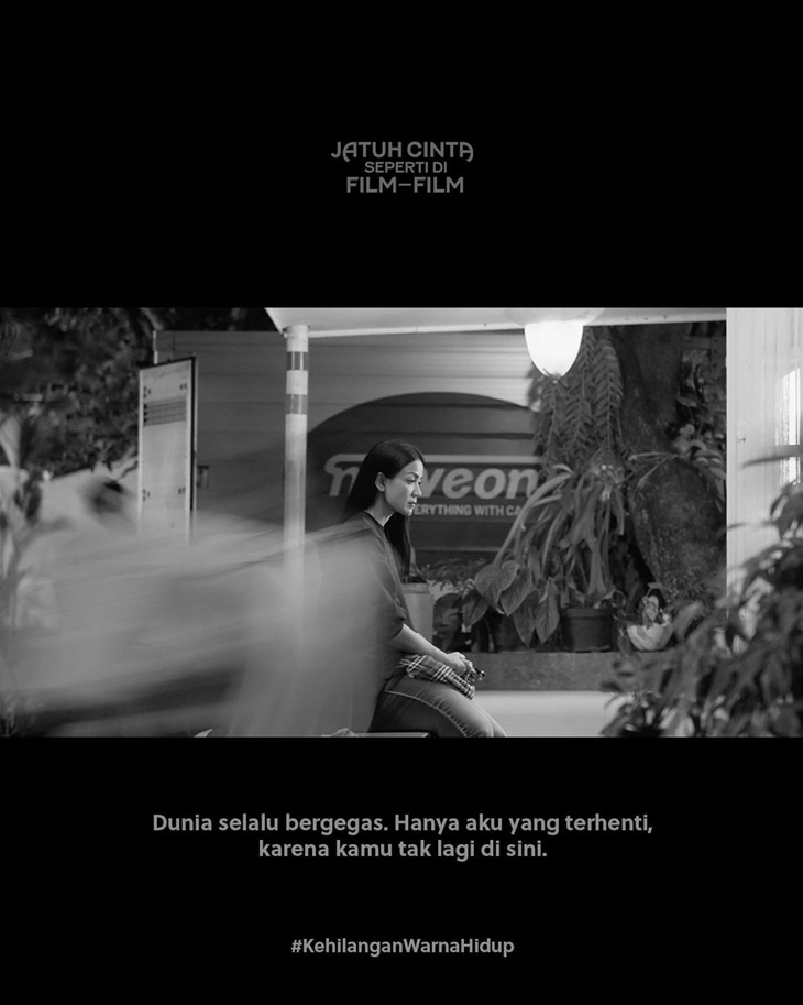'Jatuh Cinta Seperti di Film-Film' Tampilkan Nuansa Hitam-Putih