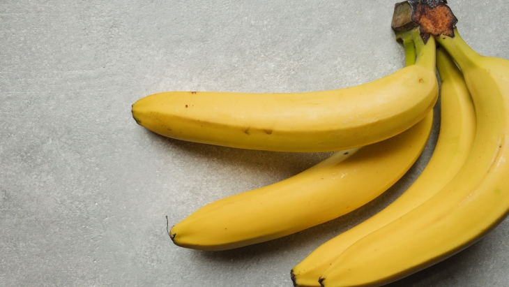 Pisang menjadi urutan pertama dalam makanan yang kaya akan magnesium. (Foto: Unsplash/Anastasia Eremina)