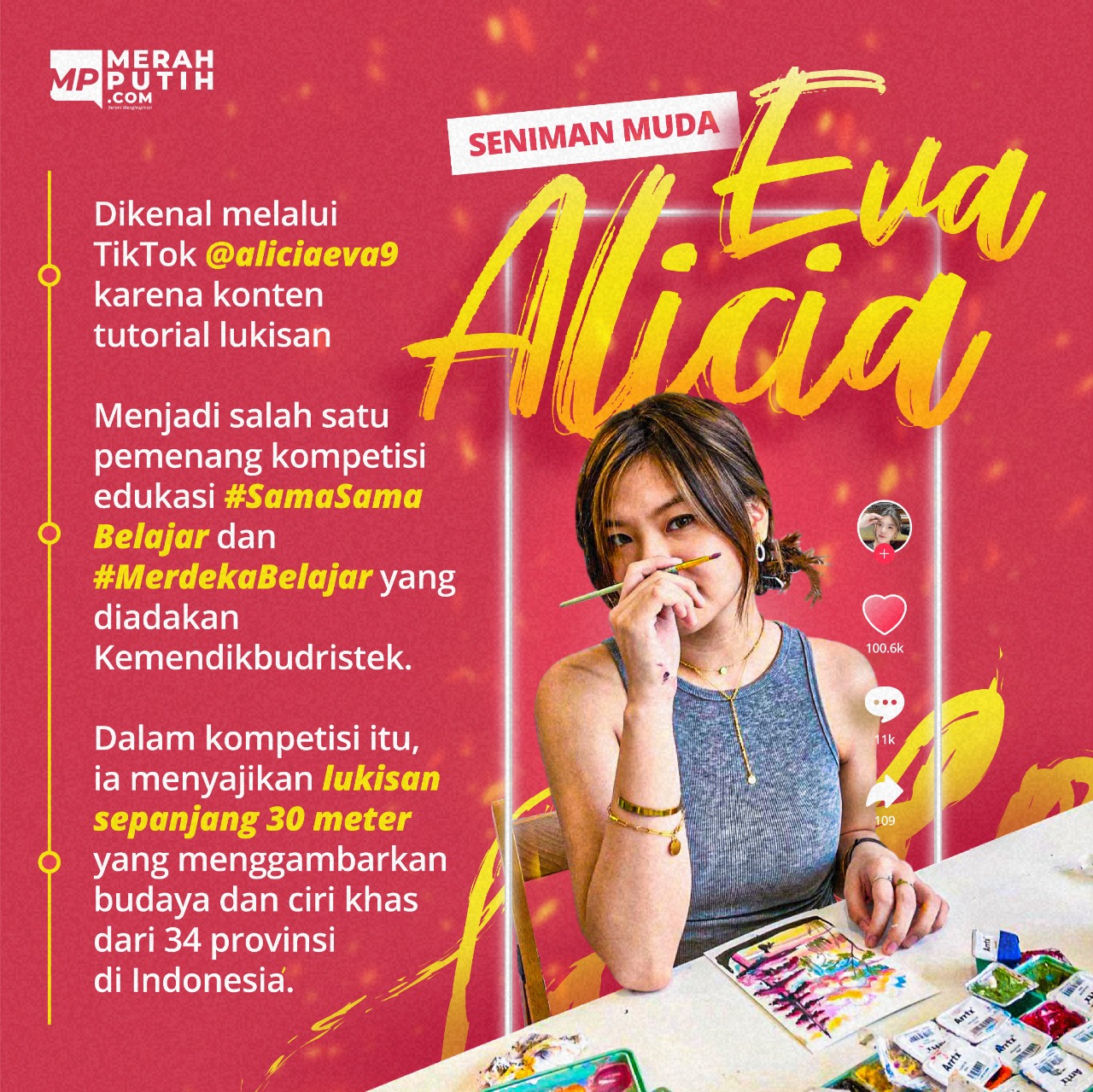 Seniman Muda Eva Alicia