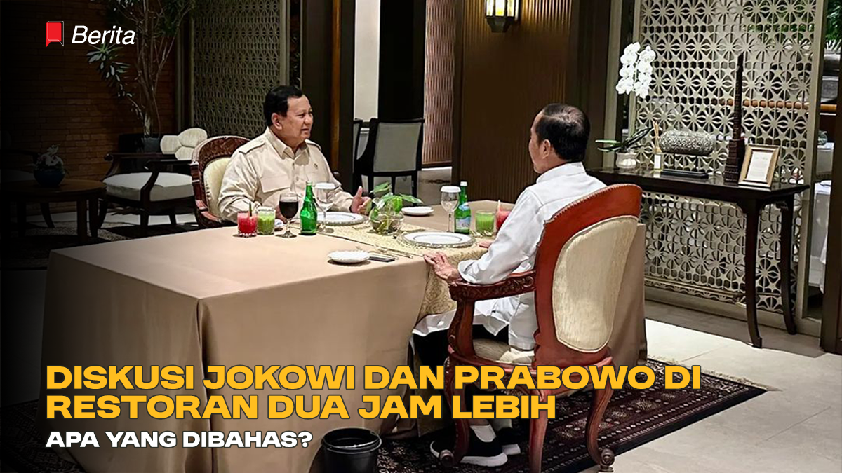 Diskusi Jokowi dan Prabowo di Restoran Dua Jam Lebih, Apa yang Dibahas?