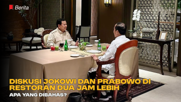 Diskusi Jokowi dan Prabowo di Restoran Dua Jam Lebih, Apa yang Dibahas?