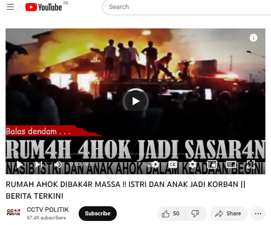 [HOAKS atau FAKTA]: Pasca Insiden Plumpang, Rumah Ahok Dibakar Massa