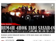[HOAKS atau FAKTA]: Pasca Insiden Plumpang, Rumah Ahok Dibakar Massa