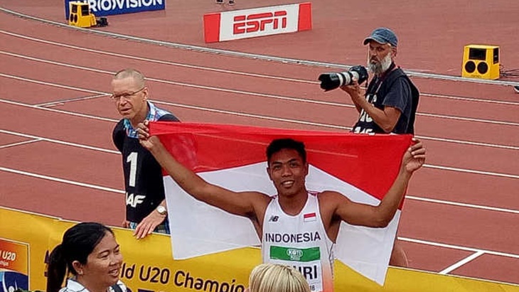 Detik-Detik Bersejarah Bocah Ajaib Lombok Juara Dunia Lari 100 Meter, Kalahkan Sprinter Terbaik Amerika