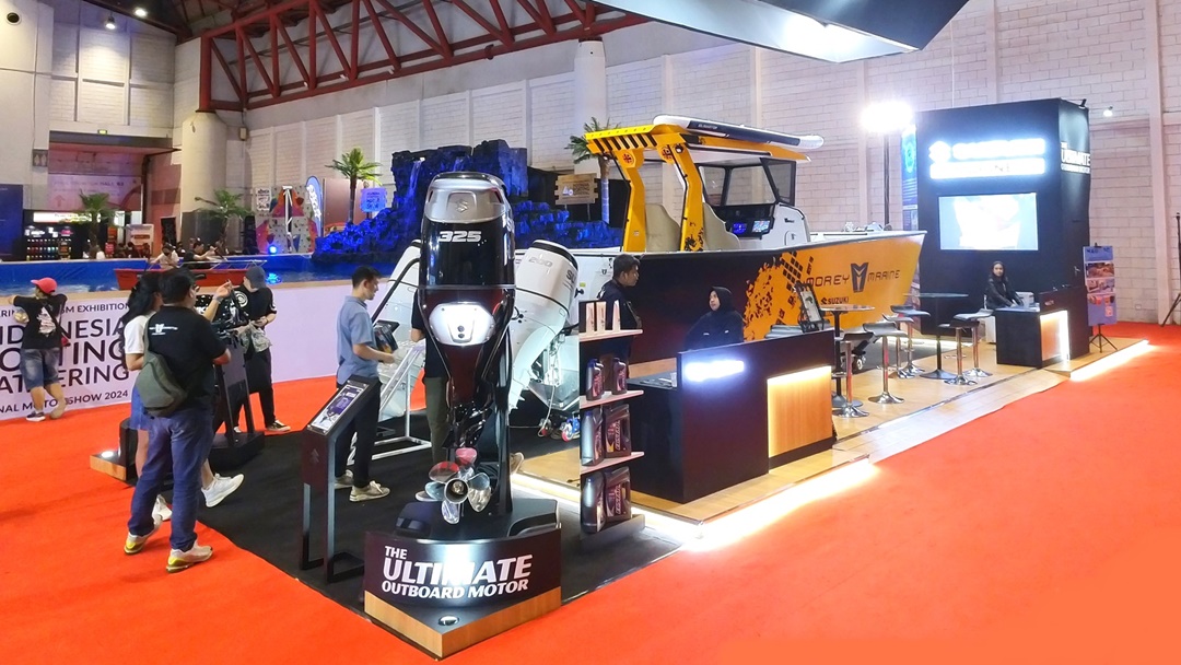 Suzuki Marine Hadirkan Mesin Tempel Kapal di IIMS 2024
