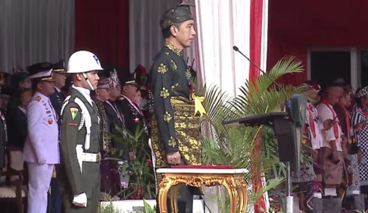 Jokowi Pimpin Upacara Hari Lahir Pancasila, Puan Baca UUD '45