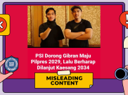 [HOAKS atau FAKTA]: PSI Usung Gibran-Kaesang Duet Capres-Cawapres Pilpres 2029