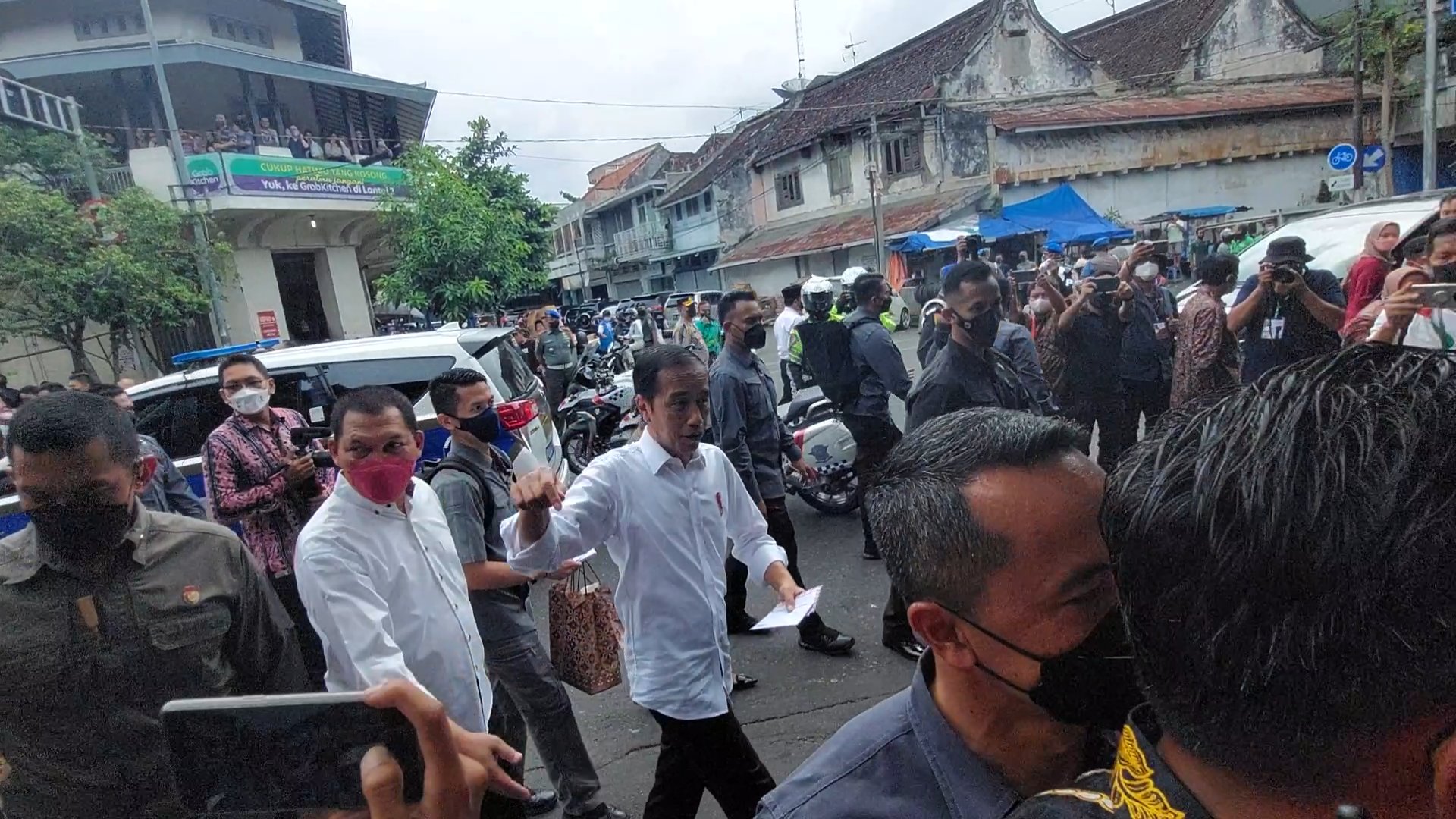 Presiden Joko Widodo di Solo, Jawa Tengah. (Foto: Antara)