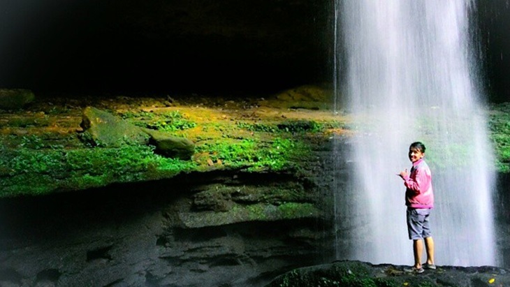 Air terjun Lubuak Bulan. (Instagram/@agilkifandi)