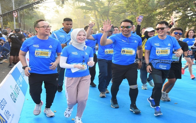 Alami Masalah di Bagian Kaki, Ridwan Kamil Tetap Ikut Lari 5K