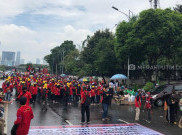 Demo Tolak Omnibus Law di DPR, Buruh Khawatir Kehilangan Pekerjaan