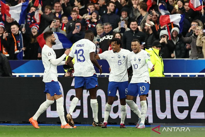 Hasil Kualifikasi Piala Eropa 2024: Prancis dan Belgia Petik Kemenangan