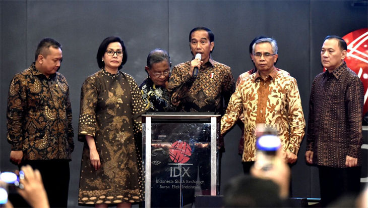 Presiden Jokowi Lega Ekonomi Indonesia Tahun 2017 Ditutup Membaik