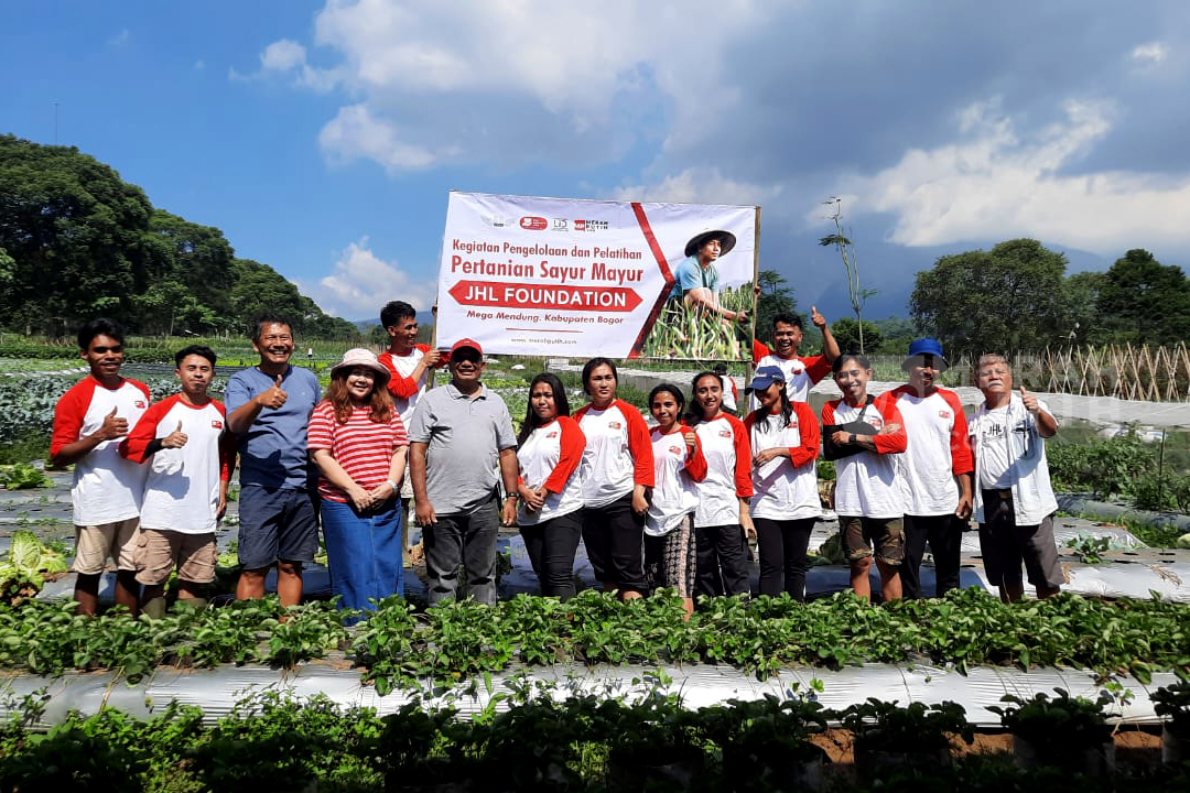 Antusias 11 Anak Muda Milenial Ikuti Praktek Pertanian Sayur Mayur JHL Merah Putih Kasih Foundation
