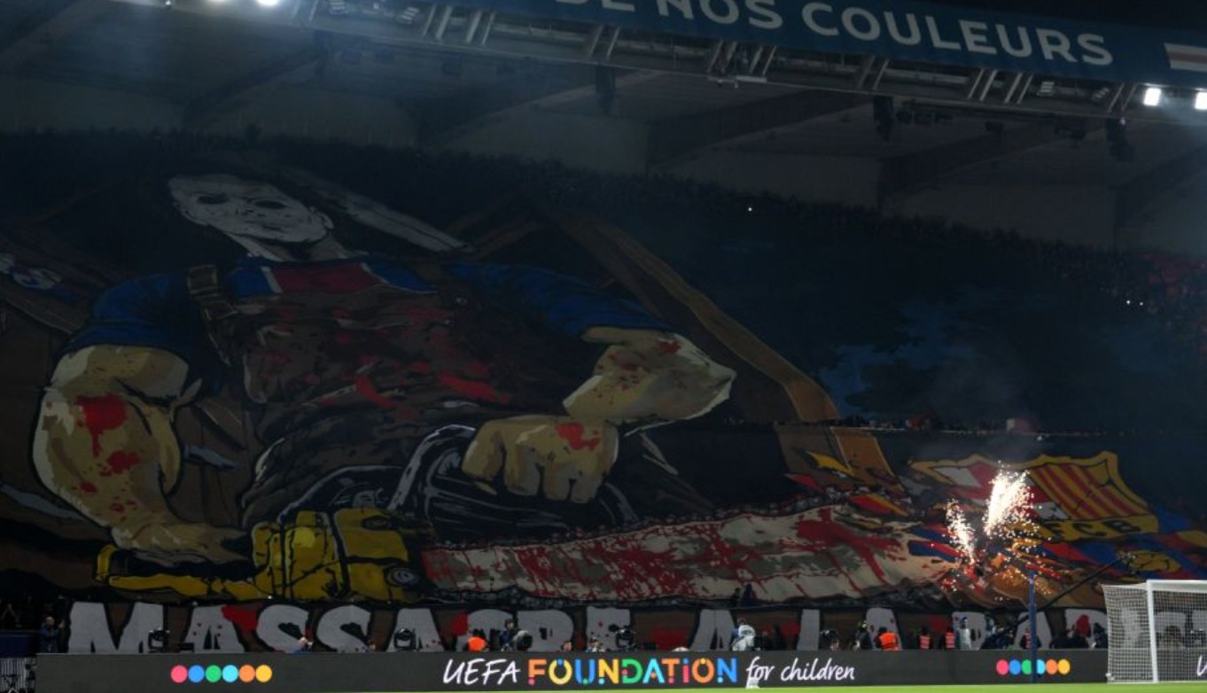 Gara-gara Tifo Gergaji Mesin, Barcelona Laporkan PSG ke UEFA