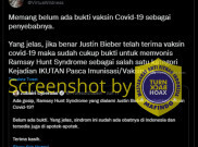 [HOAKS atau FAKTA]: Vaksin COVID-19 Sebabkan Kelumpuhan di Wajah
