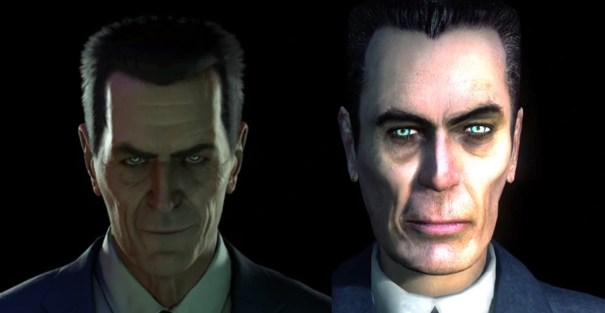 G-Man dalam Half-Life Alyx VS Half-Life 2 (Foto: Valve)