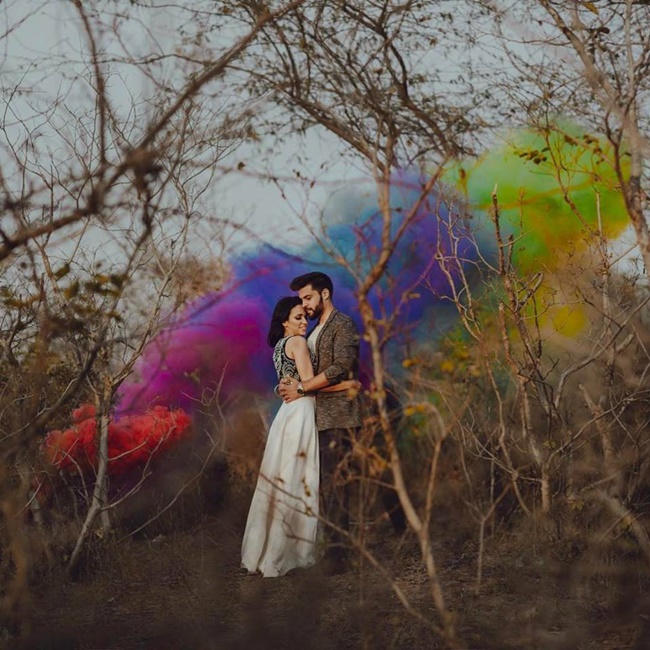 smoke bomb photography