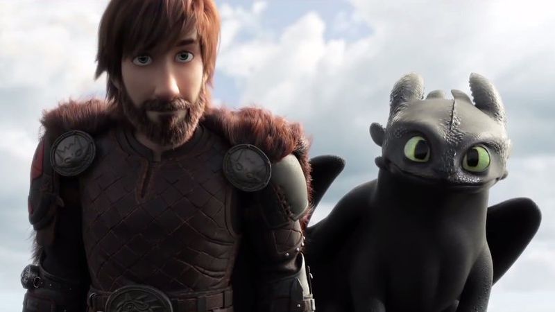 Hiccup dan Toothless (Sumber: ComingSoon.net)