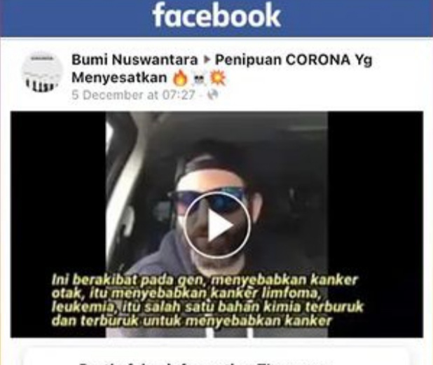  [HOAKS atau FAKTA]: Alat Tes COVID-19 Mengandung Kimia Berbahaya Penyebab Kanker