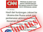 [HOAKS atau FAKTA]: Presiden Ukraina Marah terhadap Jokowi