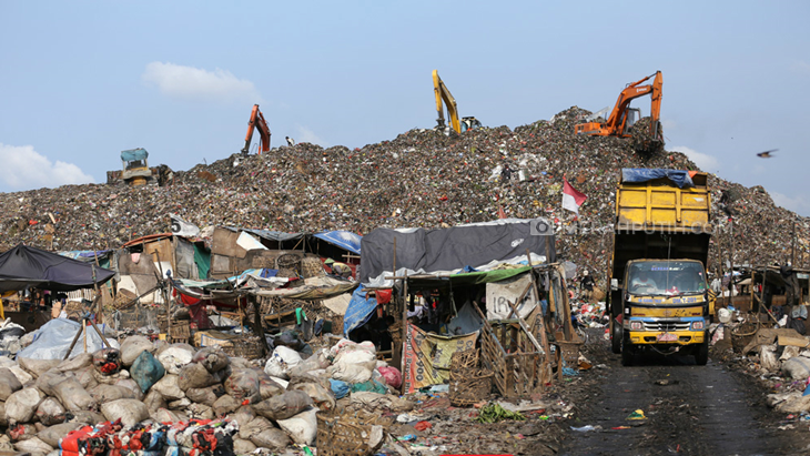 Sampah di Bantar Gebang. (Foto: MP/ Rizky)